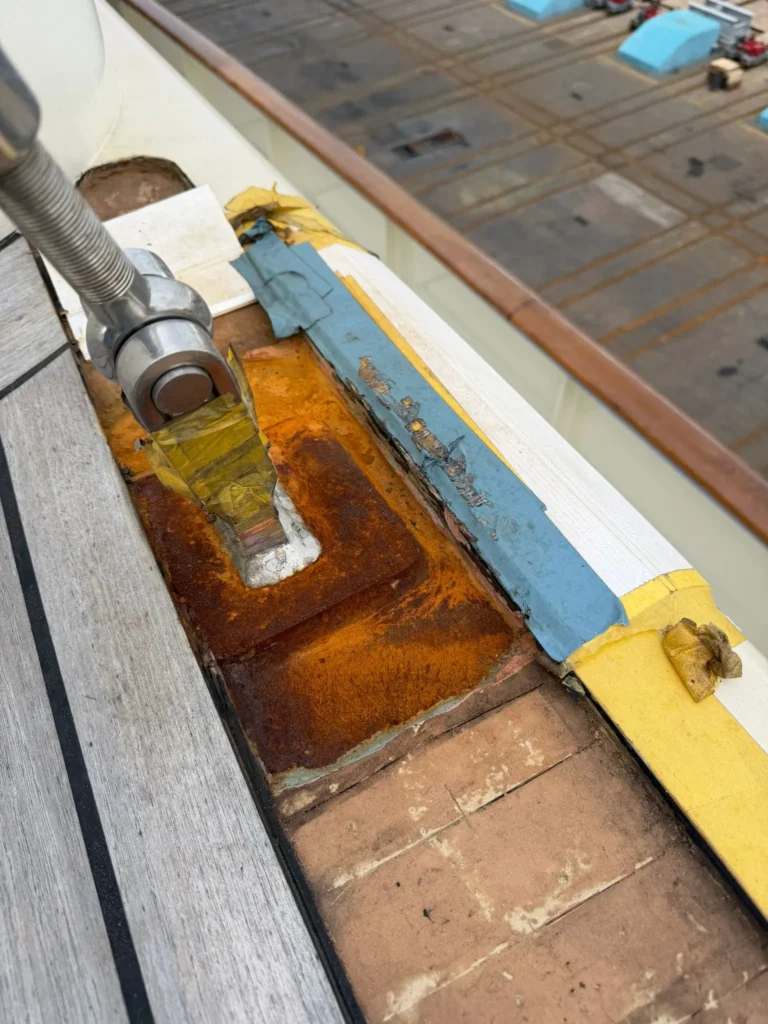superficie oxido barco